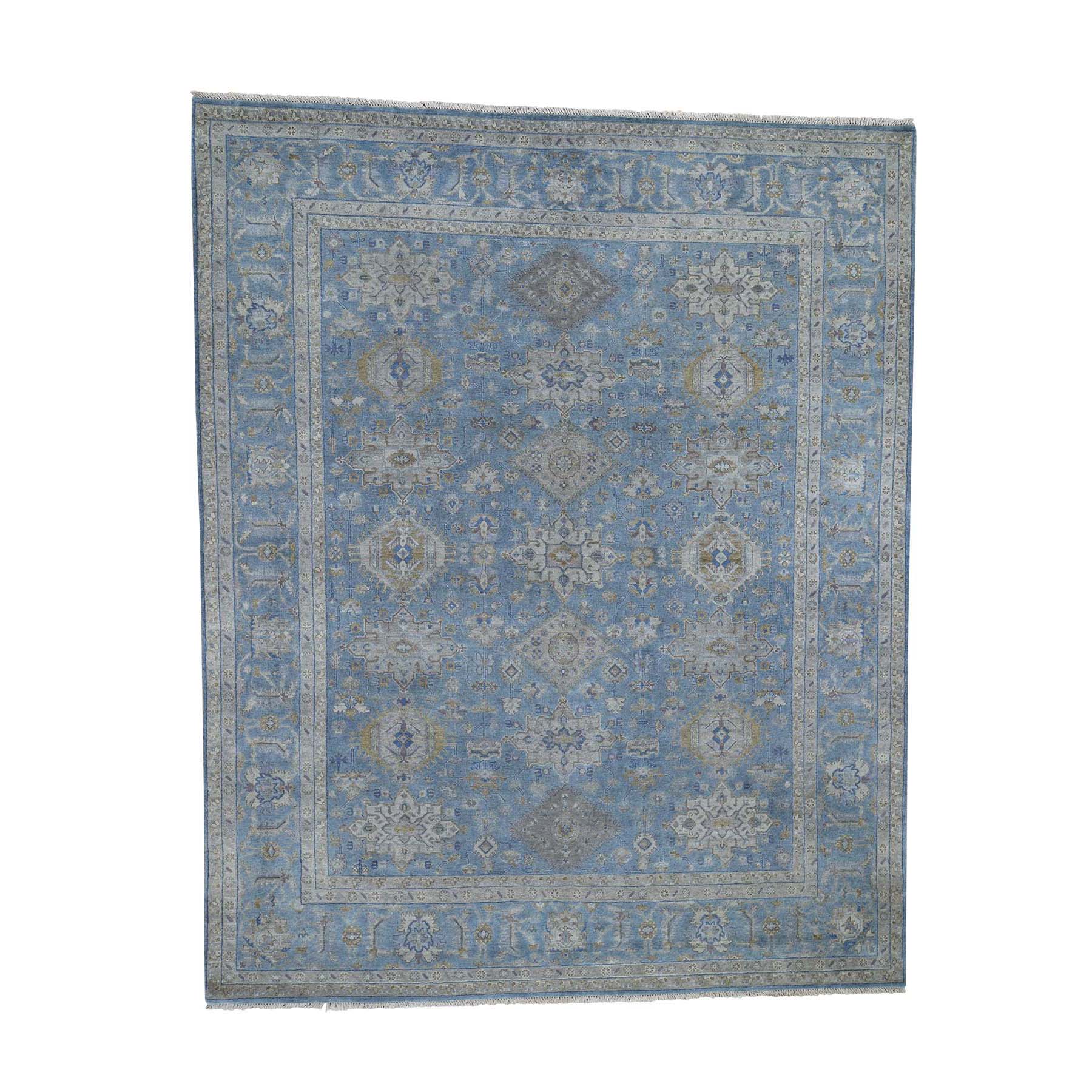Traditional Wool Hand-Knotted Area Rug 8'1